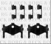 BORG & BECK BBK1422 Accessory Kit, disc brake pads